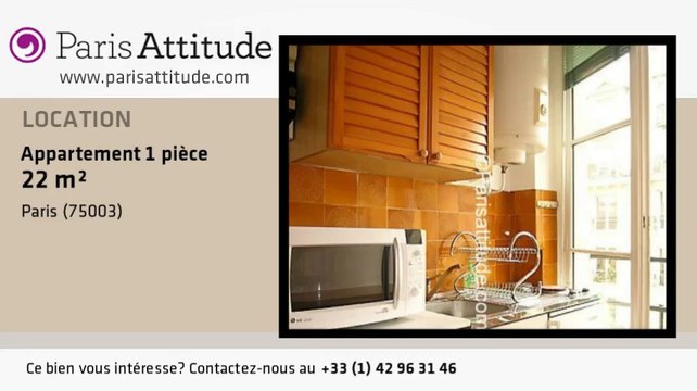 Appartement Studio à louer - Temple, Paris - Ref. 1727