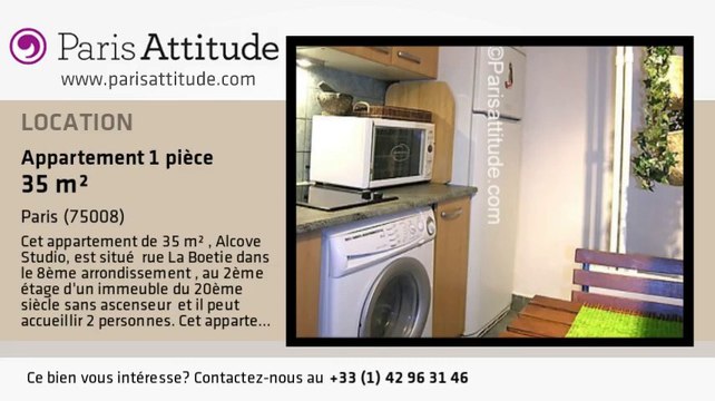Appartement Alcove Studio à louer - Miromesnil, Paris - Ref. 5209
