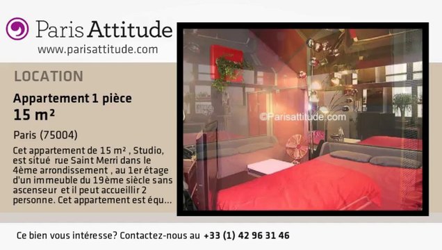 Appartement Studio à louer - Centre George Pompidou, Paris - Ref. 6042