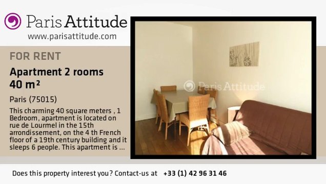 1 Bedroom Apartment for rent - Beaugrenelle, Paris - Ref. 7781