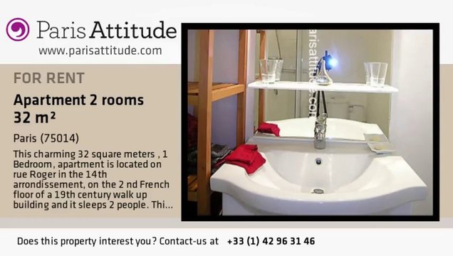 1 Bedroom Apartment for rent - Montparnasse, Paris - Ref. 5899