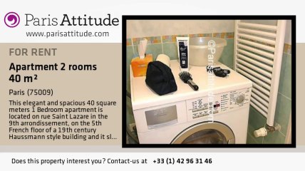 1 Bedroom Apartment for rent - Notre Dame de Lorette, Paris - Ref. 3749