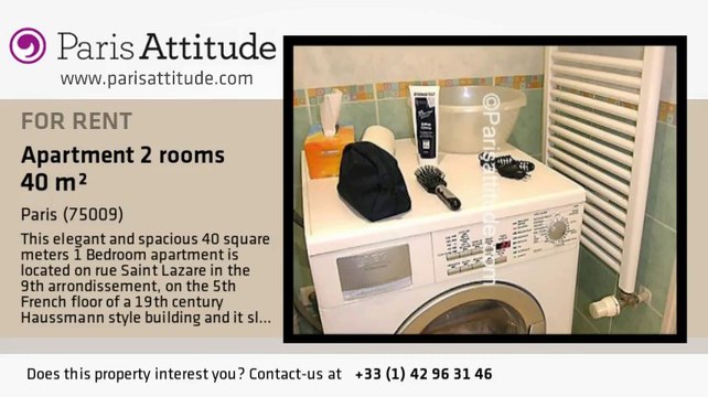 1 Bedroom Apartment for rent - Notre Dame de Lorette, Paris - Ref. 3749