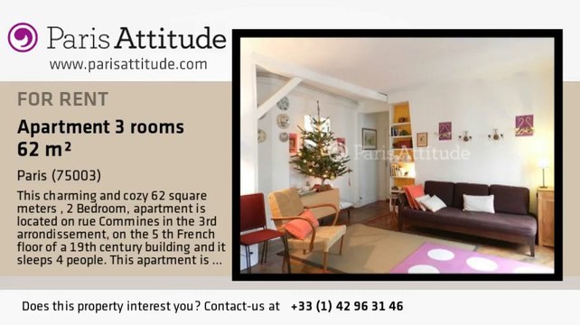 2 Bedroom Apartment for rent - Temple, Paris - Ref. 2569