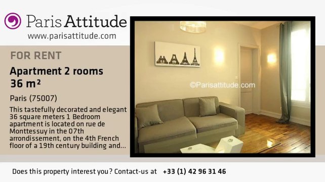 1 Bedroom Apartment for rent - Tour Eiffel, Paris - Ref. 5076