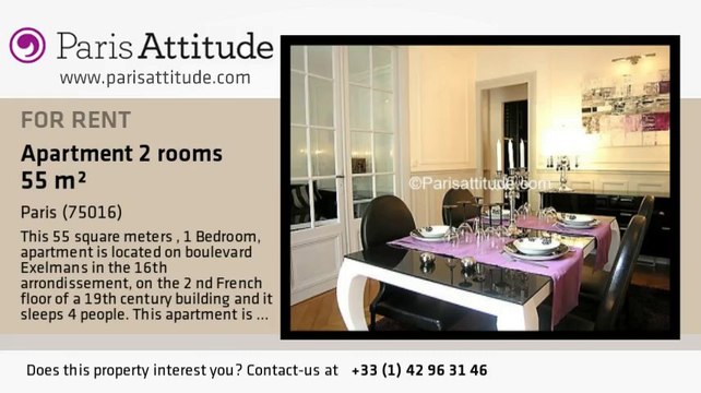 1 Bedroom Apartment for rent - Auteuil, Paris - Ref. 4894