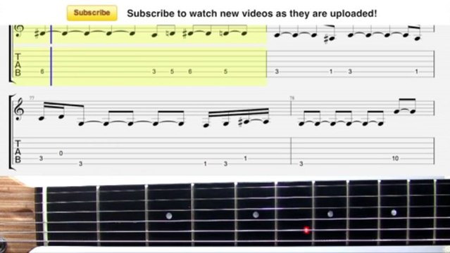 Do I Wanna Know ★ Arctic Monkeys (slow) - Guitar Lesson ★ Tab & Neck Tutorial