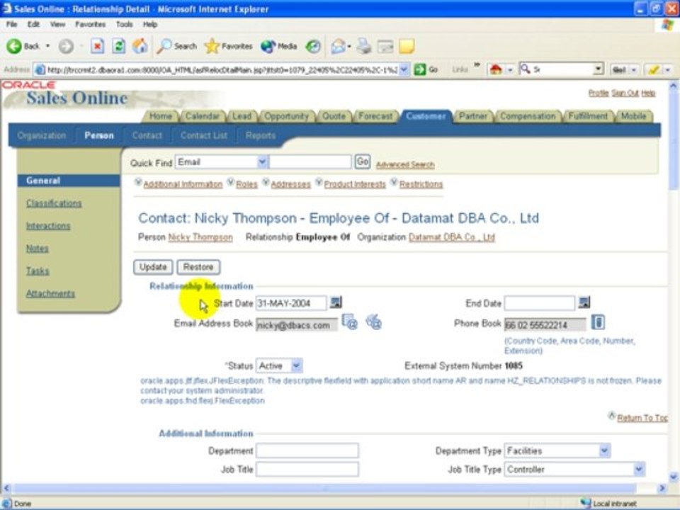 OSO_0.2_Create New Contact