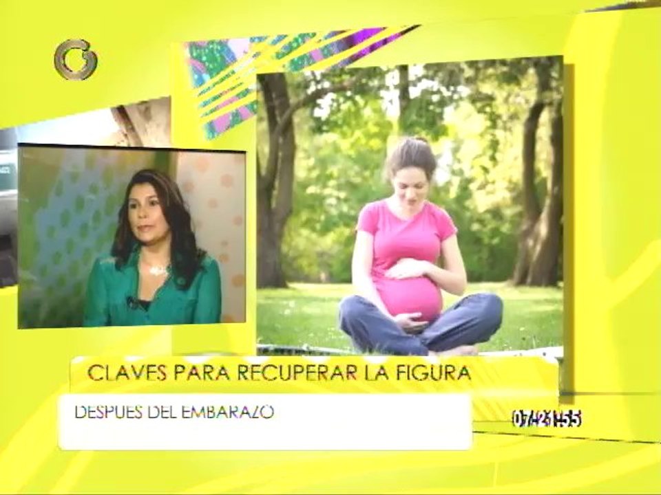 ¿Cómo recuperar la figura luego del embarazo?