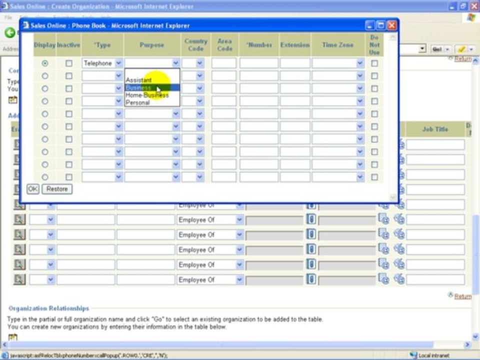 OSO_0.2_Create New Organization