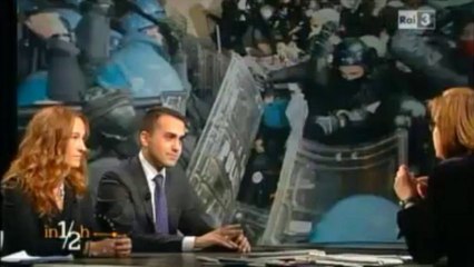 Paola Taverna e Luigi Di Maio annientano Lucia Annunziata "in mezz'ora 24 Nov 2013" 2/3