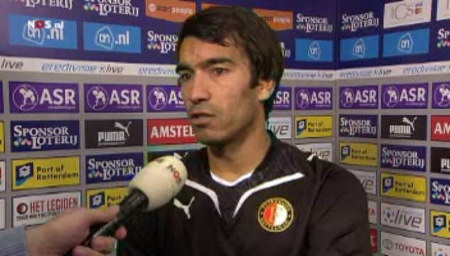 22-11-09 Giovanni van Bronckhorst na Feyenoord - FC Utrecht