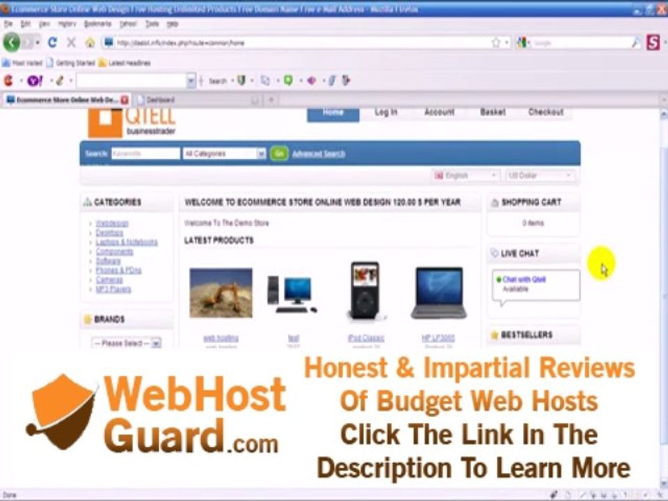 Welcome Daslot Video UK Cheapest Web Designer Free Hosting Ecommerce Web Design