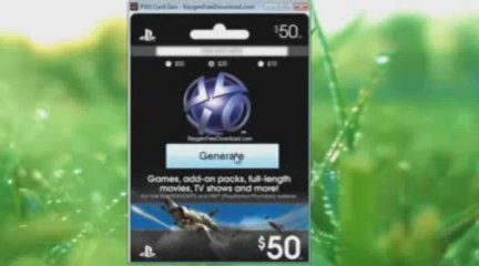 PSN Code Generator Updated] [ November 2013] free download