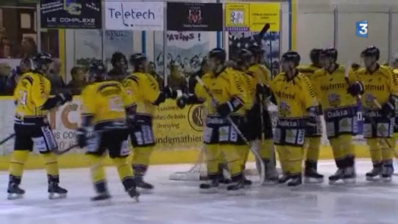 Hockey sur glace : victoire de Rouen contre Dijon