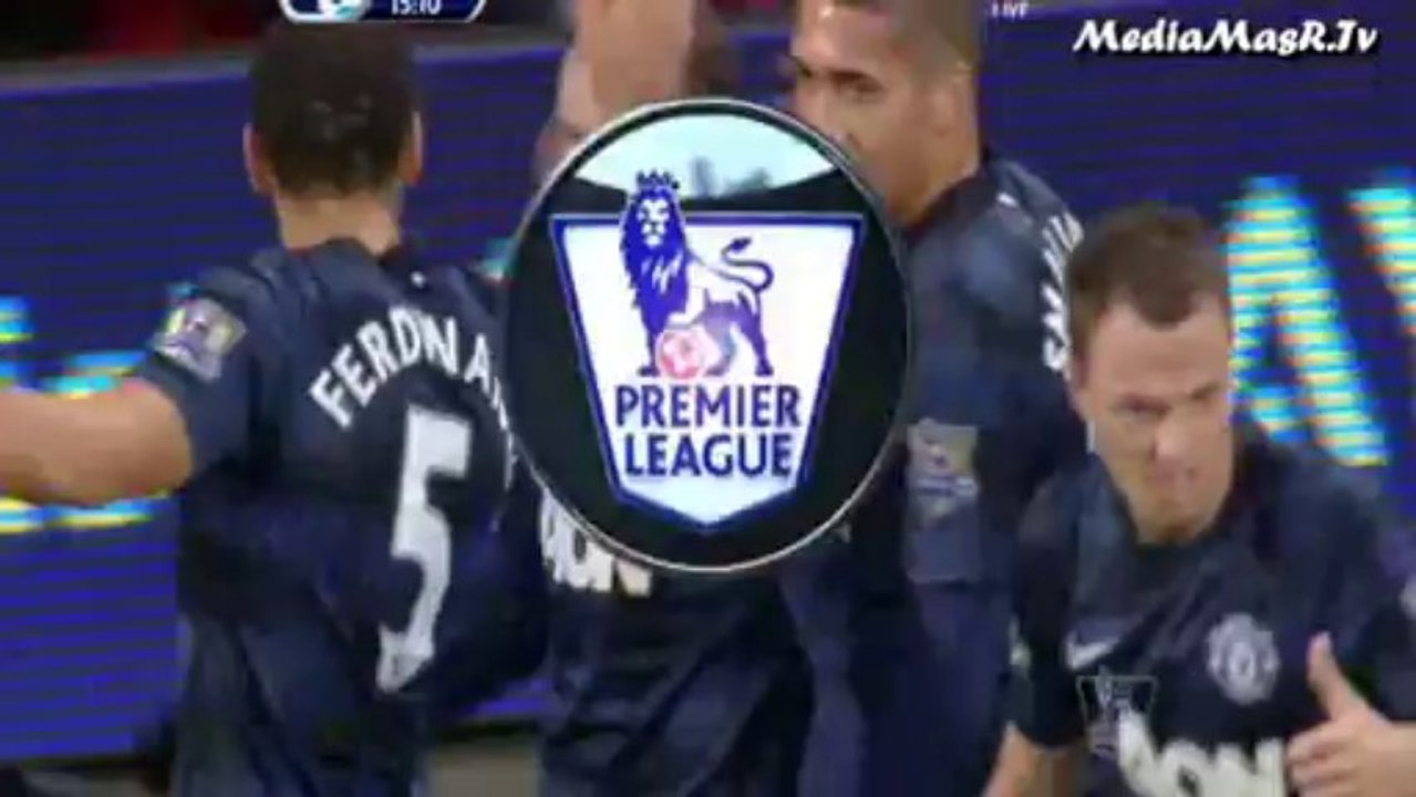 هدف مانشستر يونايتد الأول في كارديف سيتي - الأسبوع 12 - 24/11/2013