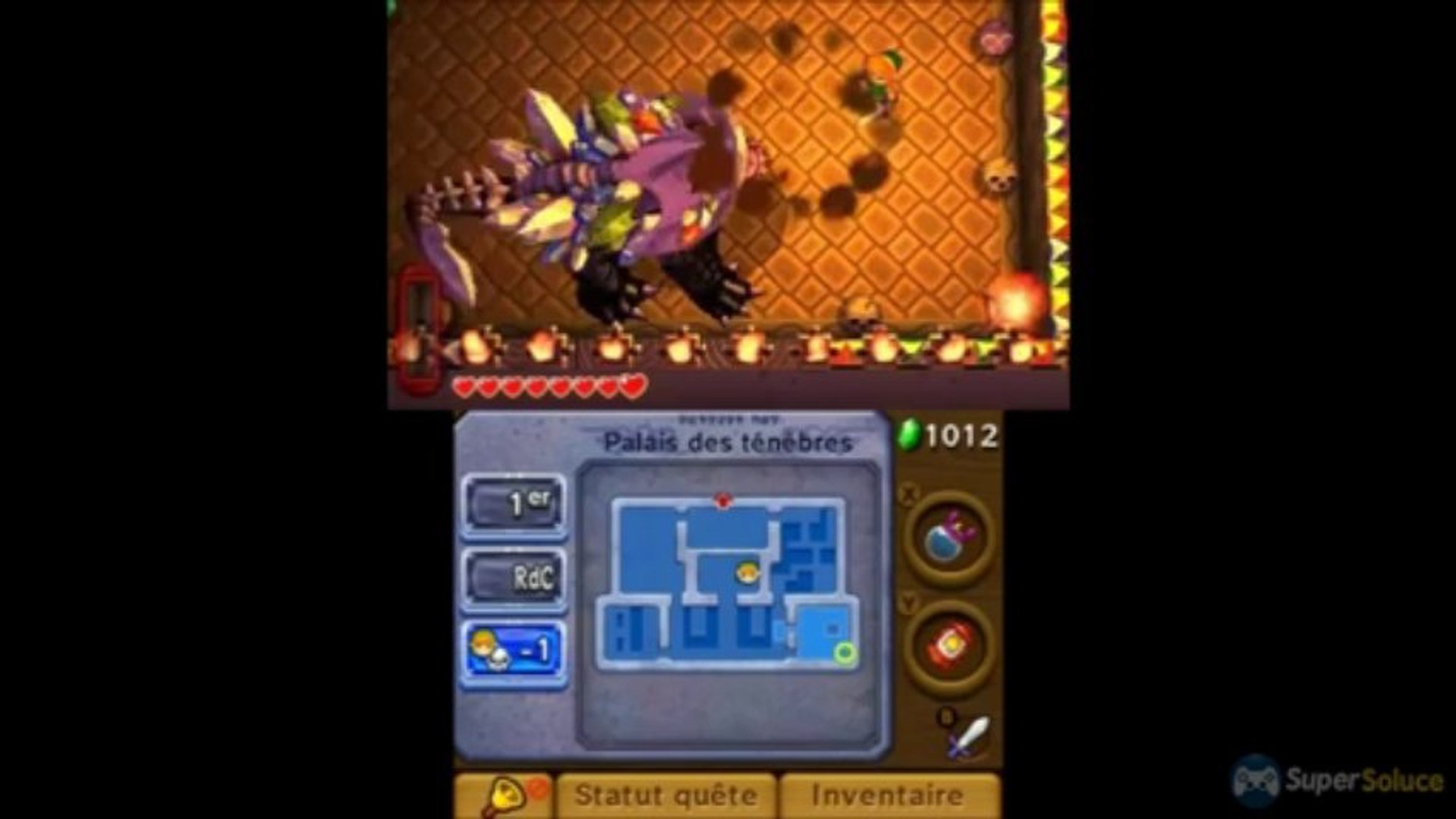 A Link Between Worlds Soluce Zelda A Link Between Worlds : Boss n°06 - Vidéo Dailymotion