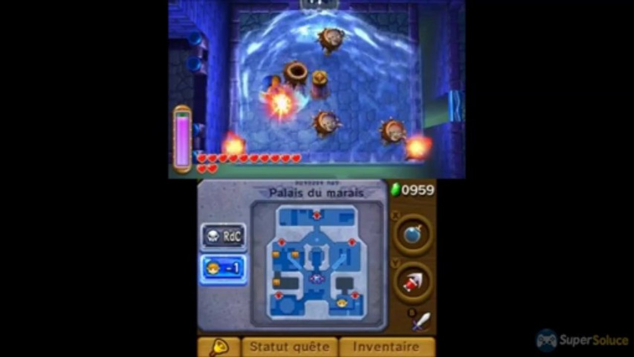 Zelda A Link Between Worlds : Palais du marais