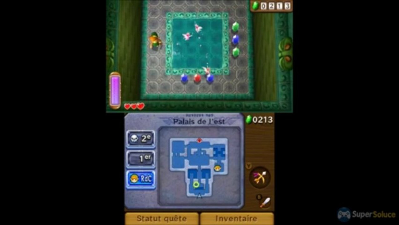 Zelda A Link Between Worlds : Palais de l’est