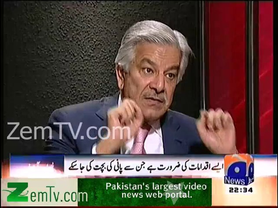 Khwaja Asif telling how can we reduce Loadshedding to 60 to 70 Percent