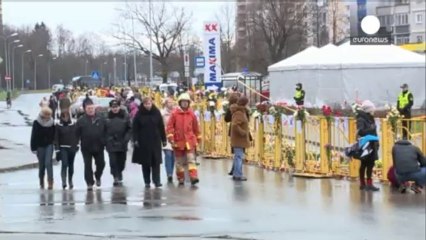 Catastrophe de Riga : recueillement en Lettonie