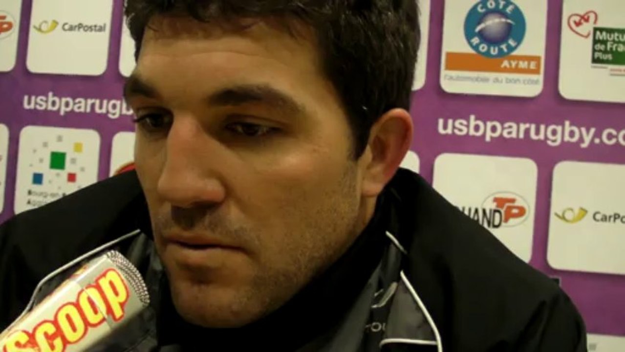Rugby Pro D2 - Yoann Boulanger réagit après USB - LOU (2e partie)