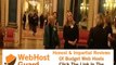 Queen Elizabeth II hosting a media reception at Buckingham Palace ahead of her Diamond Jubilee