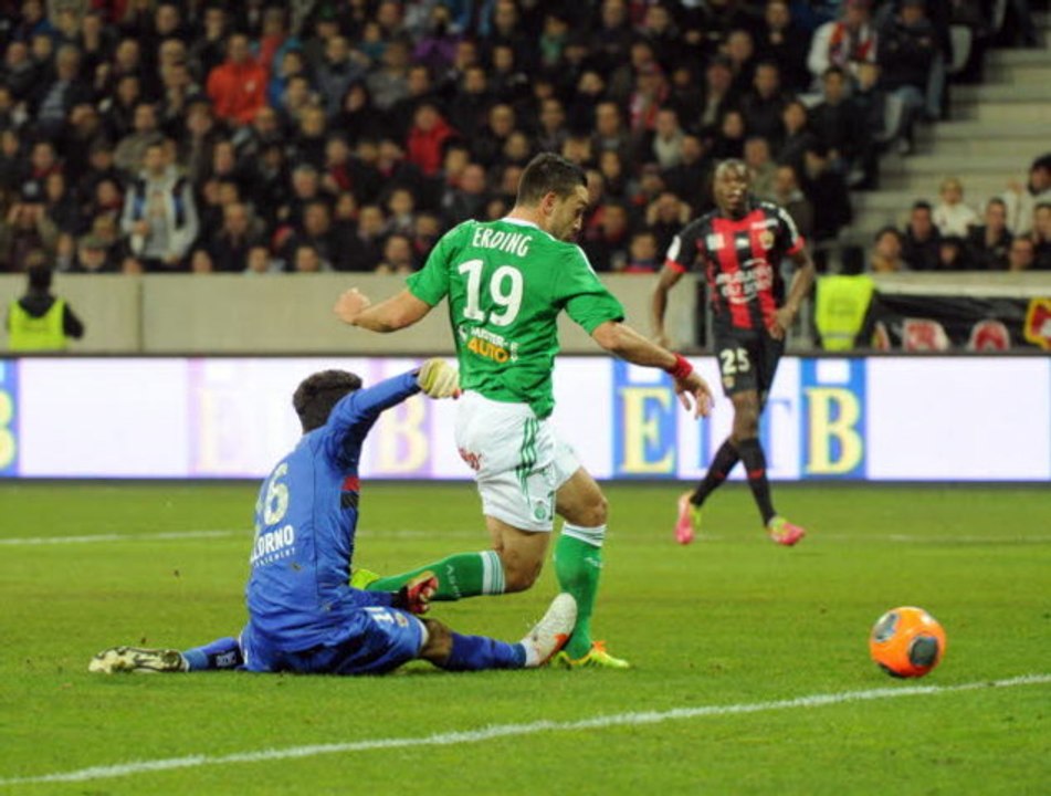 OGC Nice (OGCN) - AS Saint-Etienne (ASSE) Le résumé du match (14ème journée) - 2013/2014