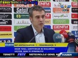 Antalyaspor 1 - 2 Fenerbahçe -  Ersun Yanal - Basın Toplantısı 24.11.2013