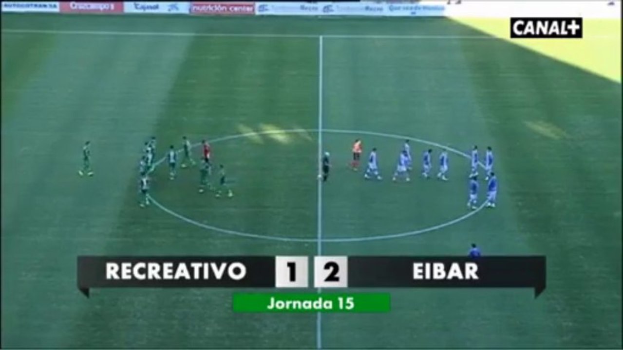 Liga Adelante Recreativo 1  Éibar 2