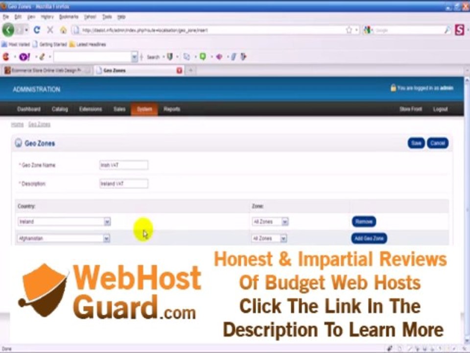 Geo Zones Ecommerce Web Sites For Sale Free Hosting Free Online Video Training