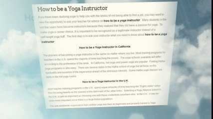 Yoga Poses For Posture