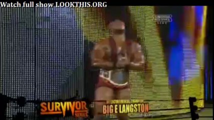 Big E Langston vs Curtis Axel Survivor Series 2013
