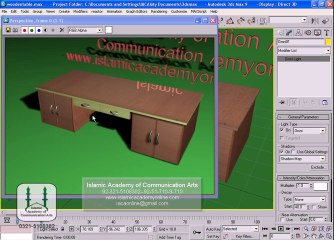 3D Studio Max Training in Urdu  Camera and Lights Part 13
