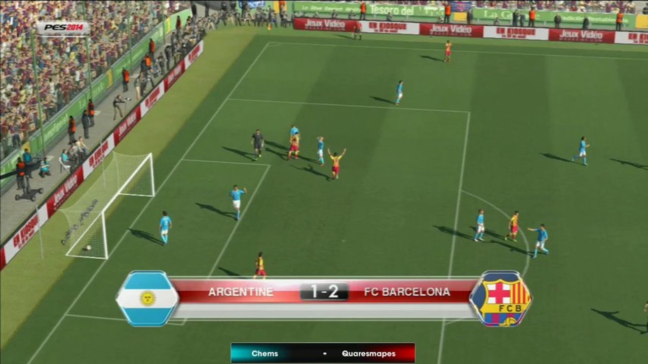 Tournoi Open Pes Team95 1/4 de Finale Chems vs Quaresma pes (aller-retour)