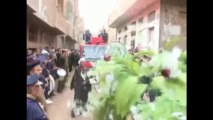 جنازة عسكرية وشعبية الشهيد الملازم أول أحمد رضوان بمحافظة سوهاج 22-11-2013