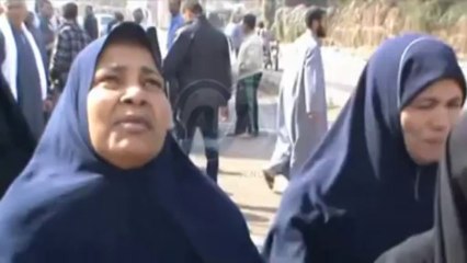 شاهد رد فعل  أسرة أحد شهداء  تفجير رفح