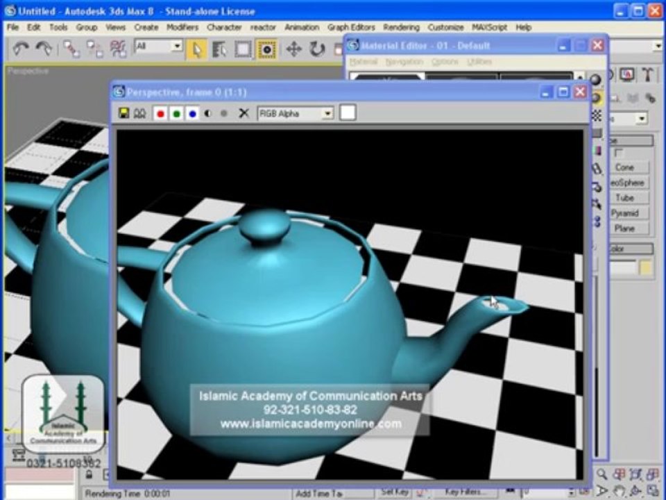 3D Studio Max Training in Urdu  Material and Maps part 11