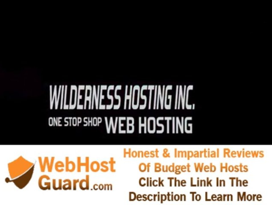 Wilderness Hosting Inc. (Web hosting plans)