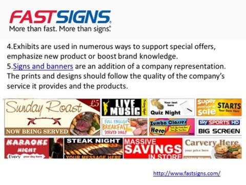 Benefits Of Banners, Signs, Prints And Exhibits