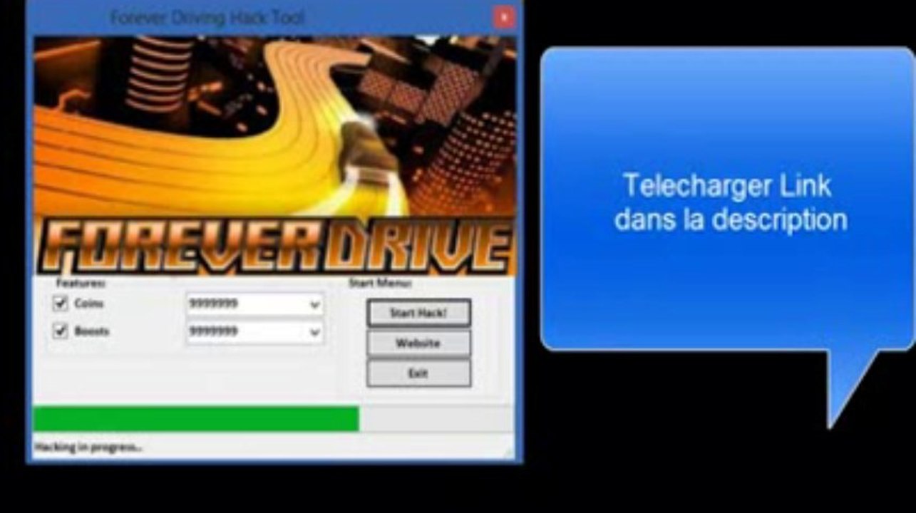 TELECHARGER GRATUITMENT FOREVER DRIVE HACK [ILLIMITÉS PIECES ET ACCENTUE] (Décembre 2013)