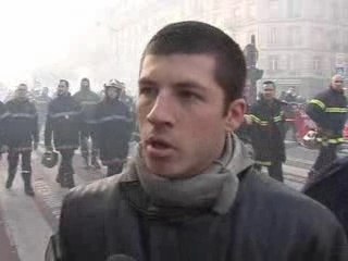 pompiers manif