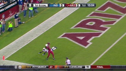 QB Palmer to WR Fitzgerald, 4-yd, pass, TD