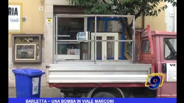 Barletta | Una bomba in Viale Marconi