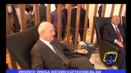 Università: Vendola, sostegno a lotta Atenei del Sud