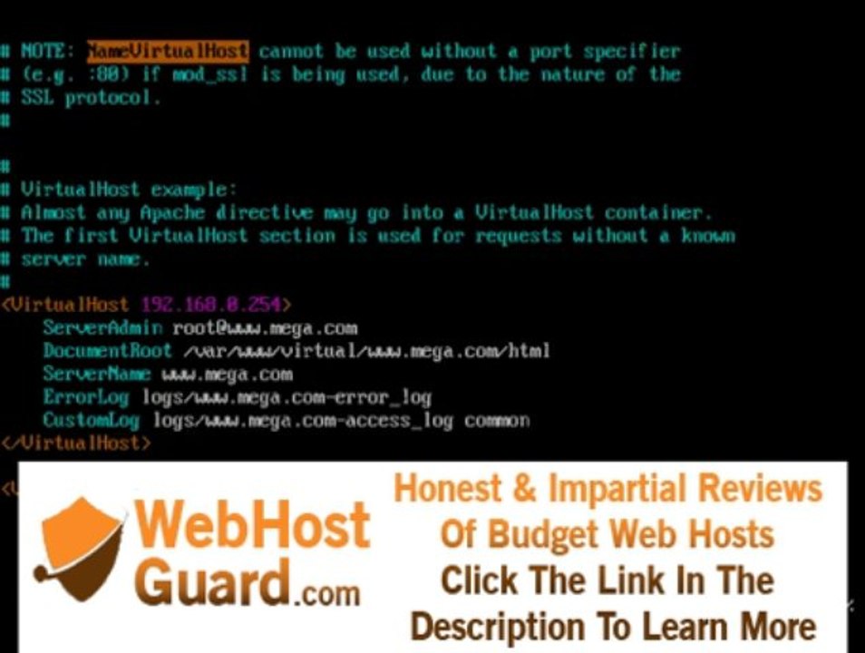 apache configaration part05 - Hosting Multiple Sites Using One Ip Address