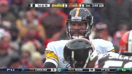 QB Roethlisberger to WR Brown, 41-yd, pass, TD