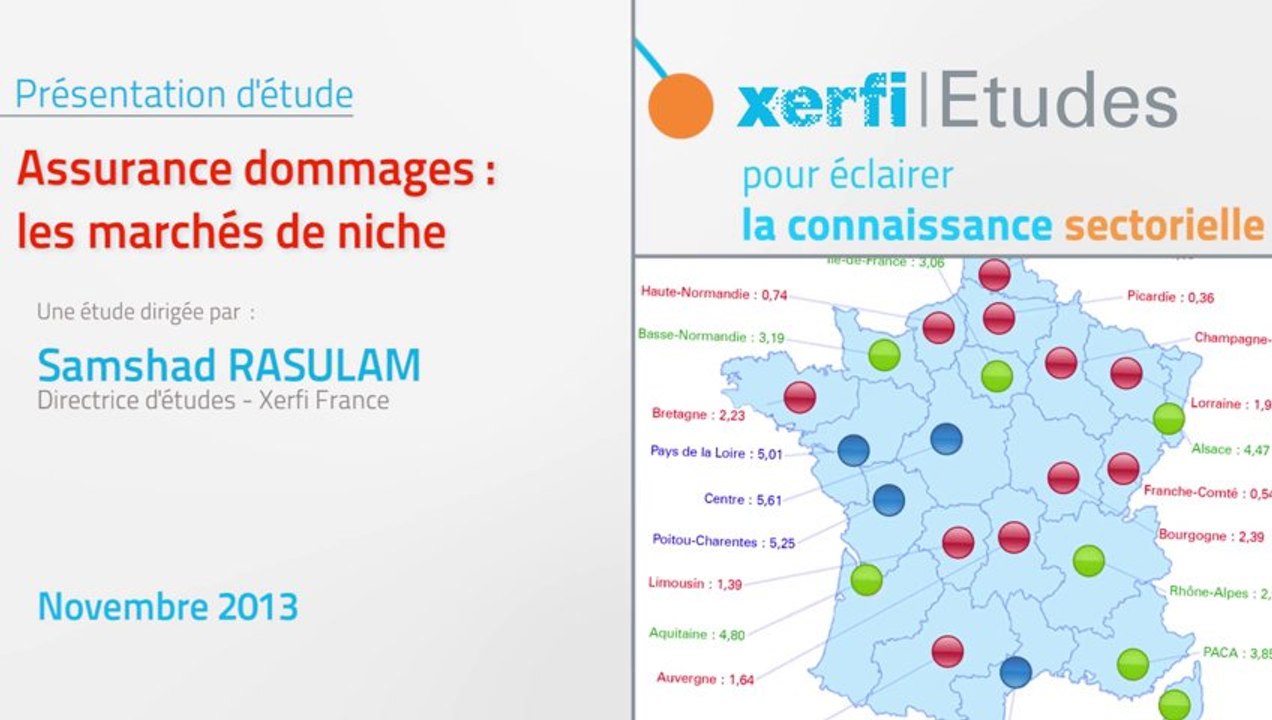 Xerfi France, Les marchés de niche dans l'assurance dommages