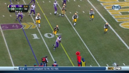 QB Ponder to RB Ellison, 12-yd, pass, TD