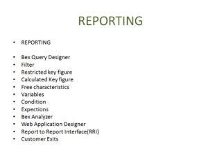 sap bi trainers in india